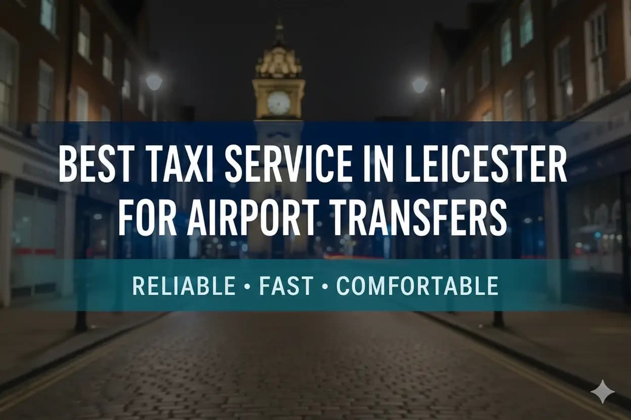 Best Taxi Service in Leicester for Airport Transfers - Aylestone Kings Leicester taxi service blog post background image